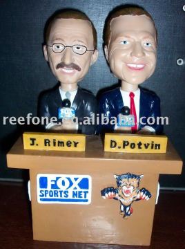Annoucer bobblehead / double bobble head