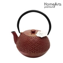 Cross stars cast iron teapot tetsubin