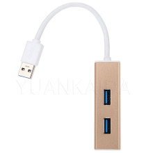 Mini Super Speed 2-port USB HUB 3.0 Adapter