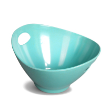 Ecofriendly Biodegradable Bamboo Fiber Cereal Oval Reusable Large Fruit Salad Bowl