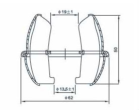 Good quality 400A round ball shape tulip contact jaw copper electrical silver contacts for VCB electrical circuit breaker