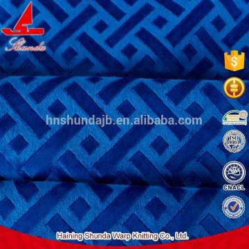 Wholesale Two Sides Polyester Tricot Warp Embroidered Suede Fabric