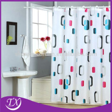 hookless colorful printed fancy shower curtains