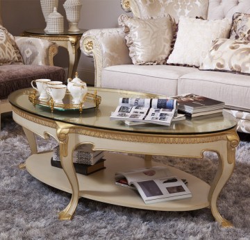 Alibaba Classic Rustic Glass Top Wooden Centre Table Designs