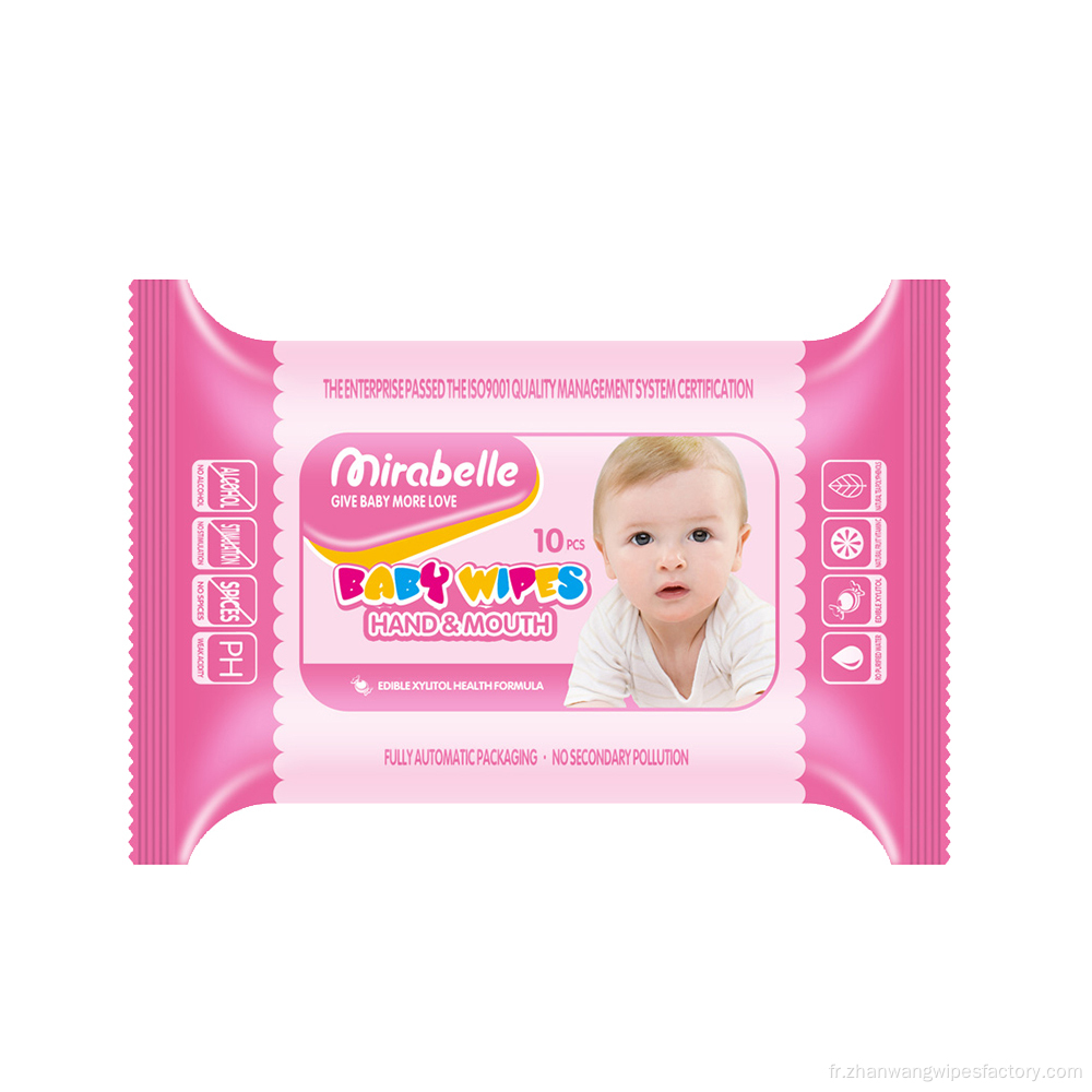 Lingettes pour bébés Water Natural Care Portable