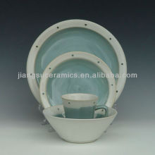 16pcs stoneware dinner set dinner plate, salad plate,mug&bowl