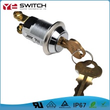 19mm Momentary Key Switch Off On