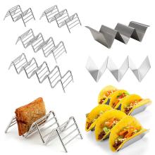 Custom Wholesale Stainless Steel Taco Holder Stand Tray Rack Accessories Supplier