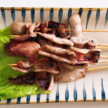 Squid Skewer Freezing Delicious