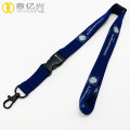 Lanyard de la compañía de silscreen de 20 mm con logotipo personalizado