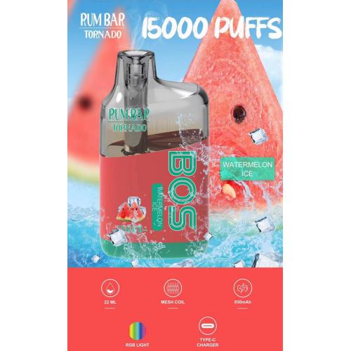 Sabores misturados de frutas 15000 Puffs descartáveis ​​vape