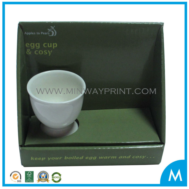 Corrugated Paper Show Box (paper cup tray) Customized