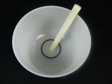 Arts And Crafts Frosted Crystal Singing Bowl