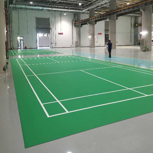 badminton Pavimentazione sportiva: campo da badminton indoor