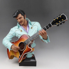 China factory production classic elwis presley bust statue