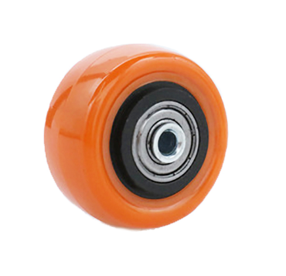 Light Duty Black pp core Orange PVC Wheels