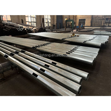 Folding Octagonal Street Lighting Pole 12m