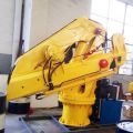 OUCO custom 2T6M folding arm telescopic marine crane, small ship deck crane, easy to operate