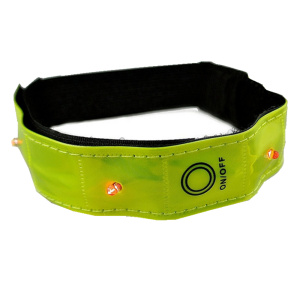 Led veiligheid knipperende led-armband voor hardlopen