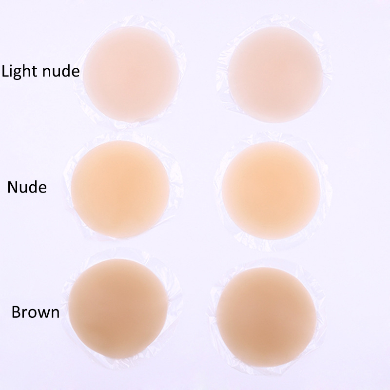 Silicone Reusable Pasties for Women Skin Breast Petals Adhesive Nipple Cover Silicone