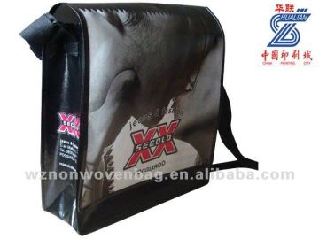 pp film laminated non woven school shouder bag
