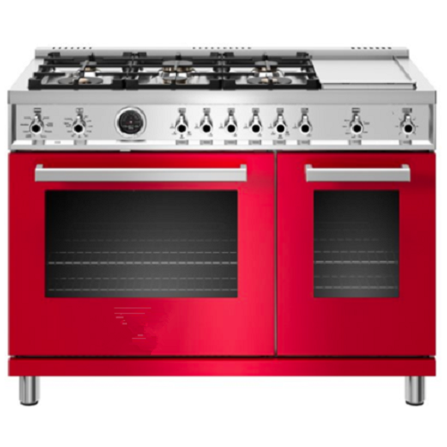 48in All-Gas Range 6 Brass Burner and Griddle