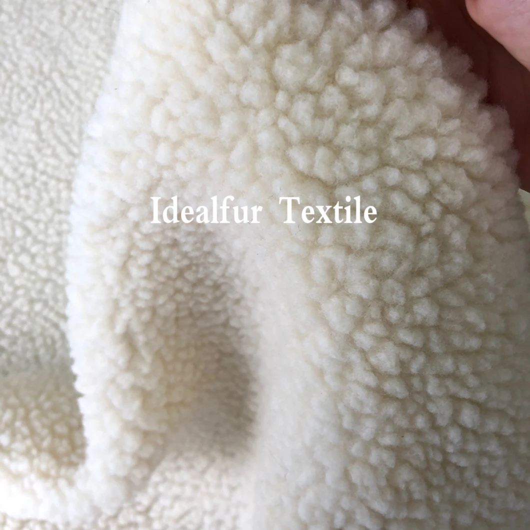 Solid Color Short Pile Granule Imitation Wool Fur