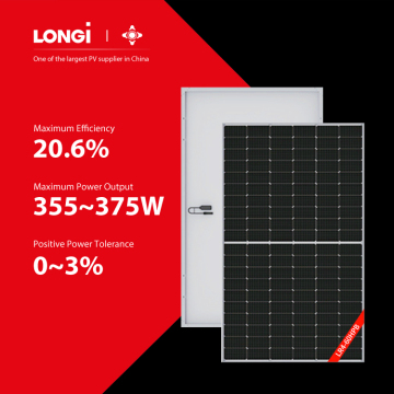 Longi Solar Hi-MO 4 Solar Panels: 355W, 360W, 365W, 370W, 375W Full Black PV Modules - Europe Warehouse Inventory