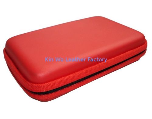 Red Eva Hard Disk Pouch Waterproof Durable With Protect Hdd