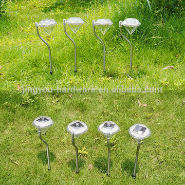 solar glass garden lights