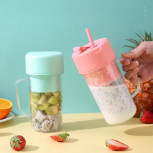 420ml portable mini Juicer USB Mini electric juicer cup with extra straw and handle