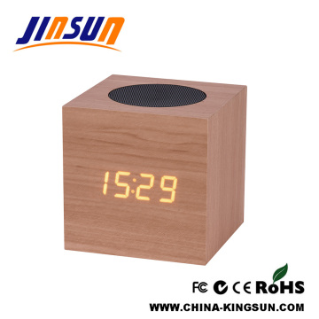 Cube Modern Bluetooth Speaker With Alarm Clock