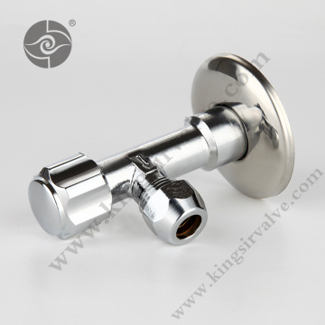 Chromed angle valve