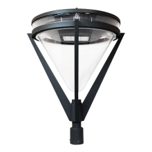 ALURA CONICA IEP Luminaria Urbana Conical Lamp - PC Diffuser IIllumination Ornamental Attractive Post-top Luminaires Garden Lights