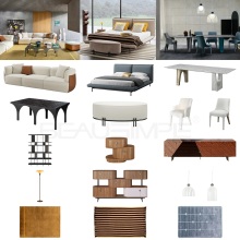 Modern Luxury Villa Living Room Furniture Set