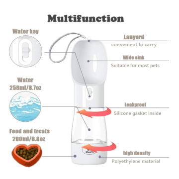 Multifunktionell hundsresor Vattendispenser