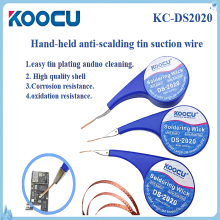 Anti scalding desoldering wick