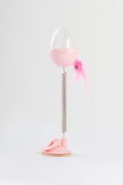 Cat Wand Toy with Flashing Light and Feather