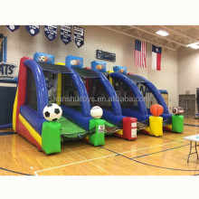 Outdoor/Indoor Inflatable Soccer Frame: Interactive Kids Sports Games