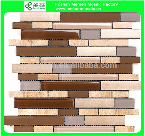 new design backsplash mosaic tile / latest purple mosaic tile / wholesale stone mosaic SJ8304