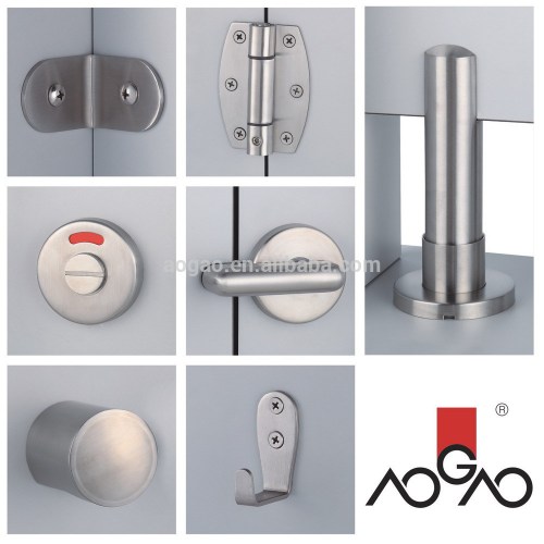 Aogao 30 series anti rust stainless steel 304 bathroom partition accessories