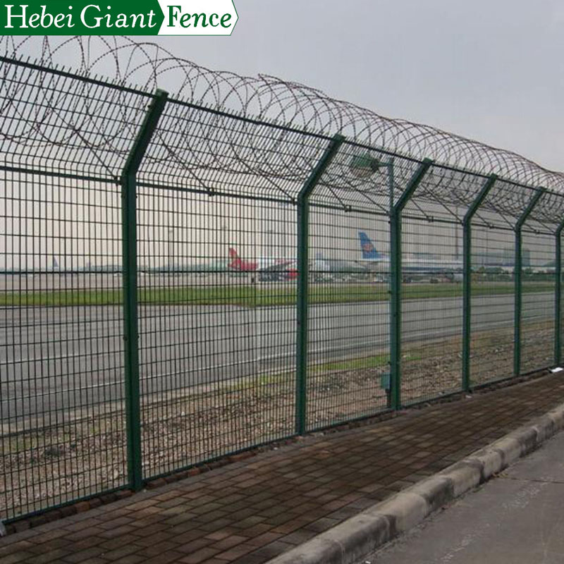 Hebei Giant Hot sale PVC coated airport fence