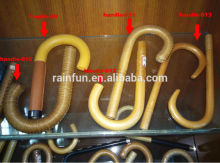 Umbrella accessories wood hook handle