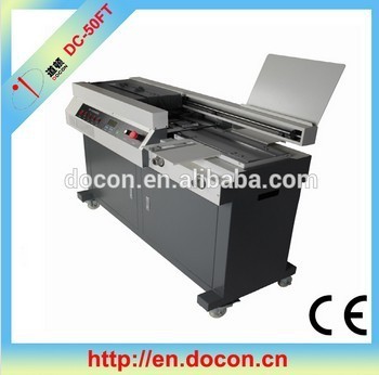 DC-50FT automatic perfect binder A3 size, book binder ,glue binding machine