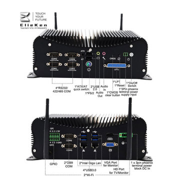 Mini Caso de Computador de Router Industrial LAN Dual LAN