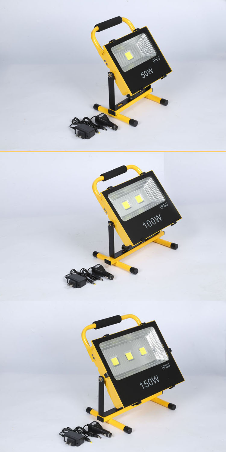 hot sale rechargeable Ternary Li-battery 300W construction site led work light
