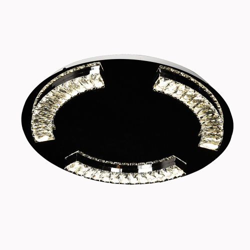 Crystal led ceiling light fixture