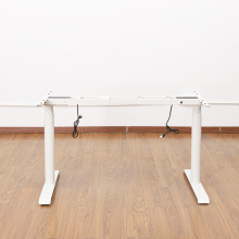 Electric 3-Stage Round Leg Standing Desk Frame