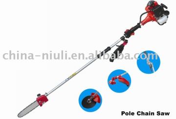 pole chain saw, pruning saw