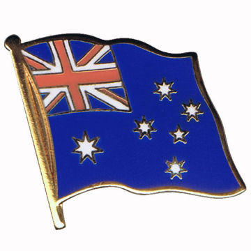 Metal national country australia flag pin